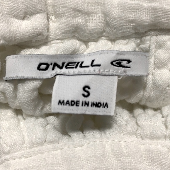 O’neill Women’s White Halter Neck Tank Top - Picture 4 of 4